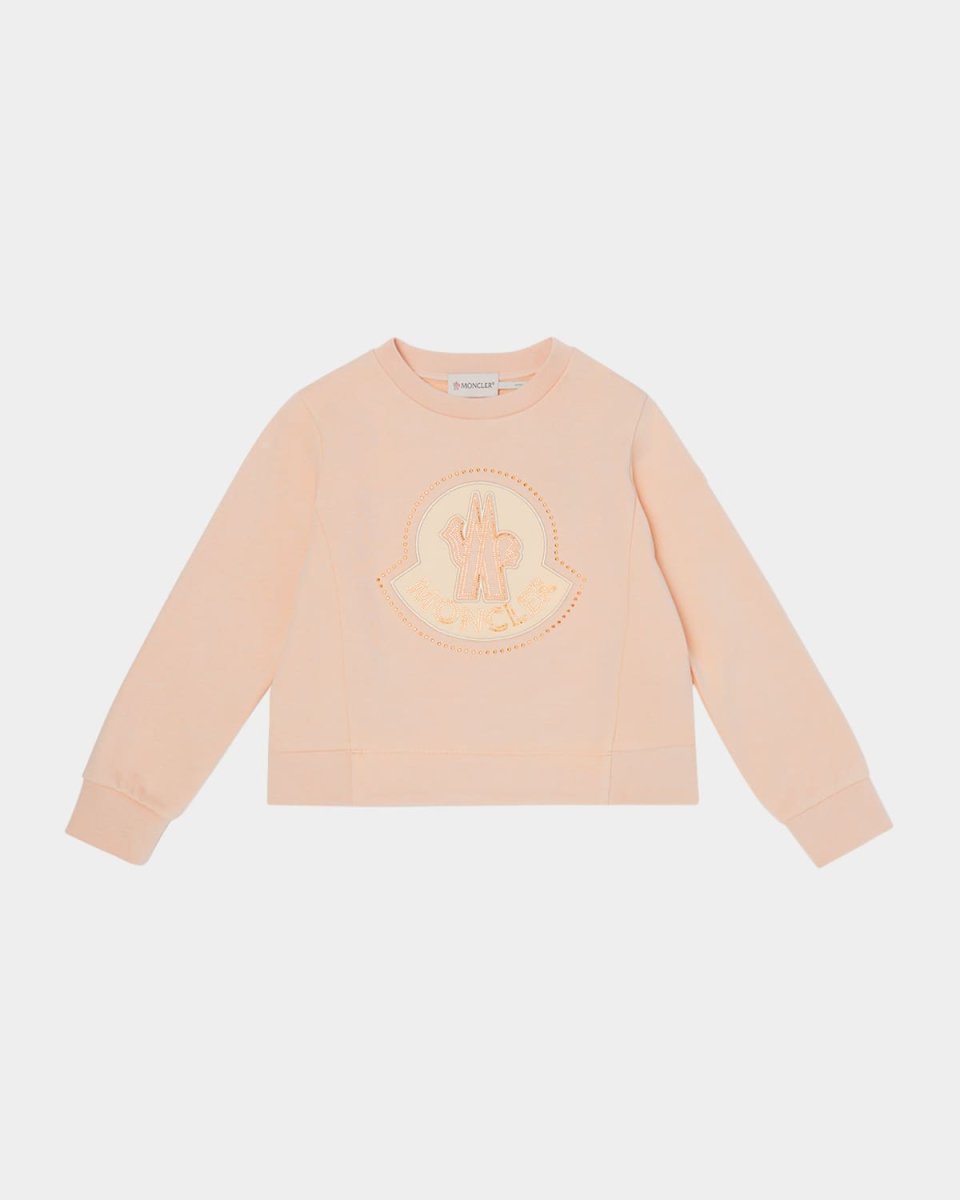 Girl's Sweatshirt W/ Studded Logo-Bell, Size 8-